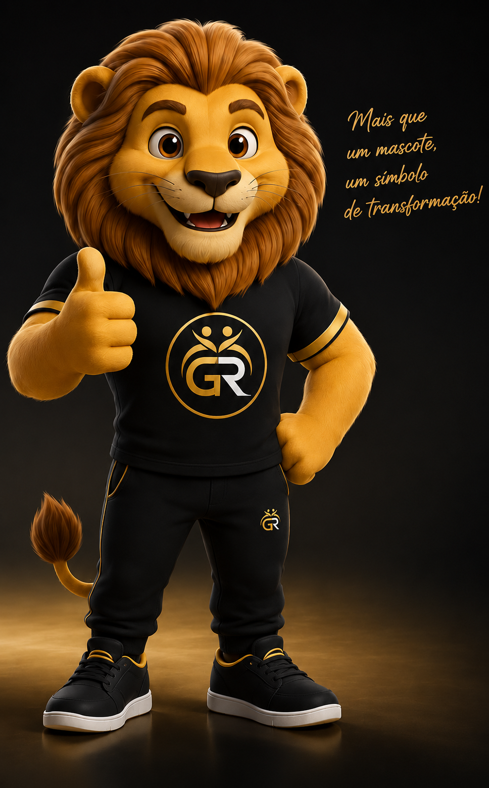 Mascote Leão Golden